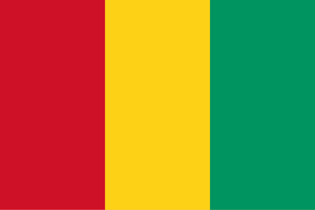 Drapeau national de la Guinée, photo d’illustration