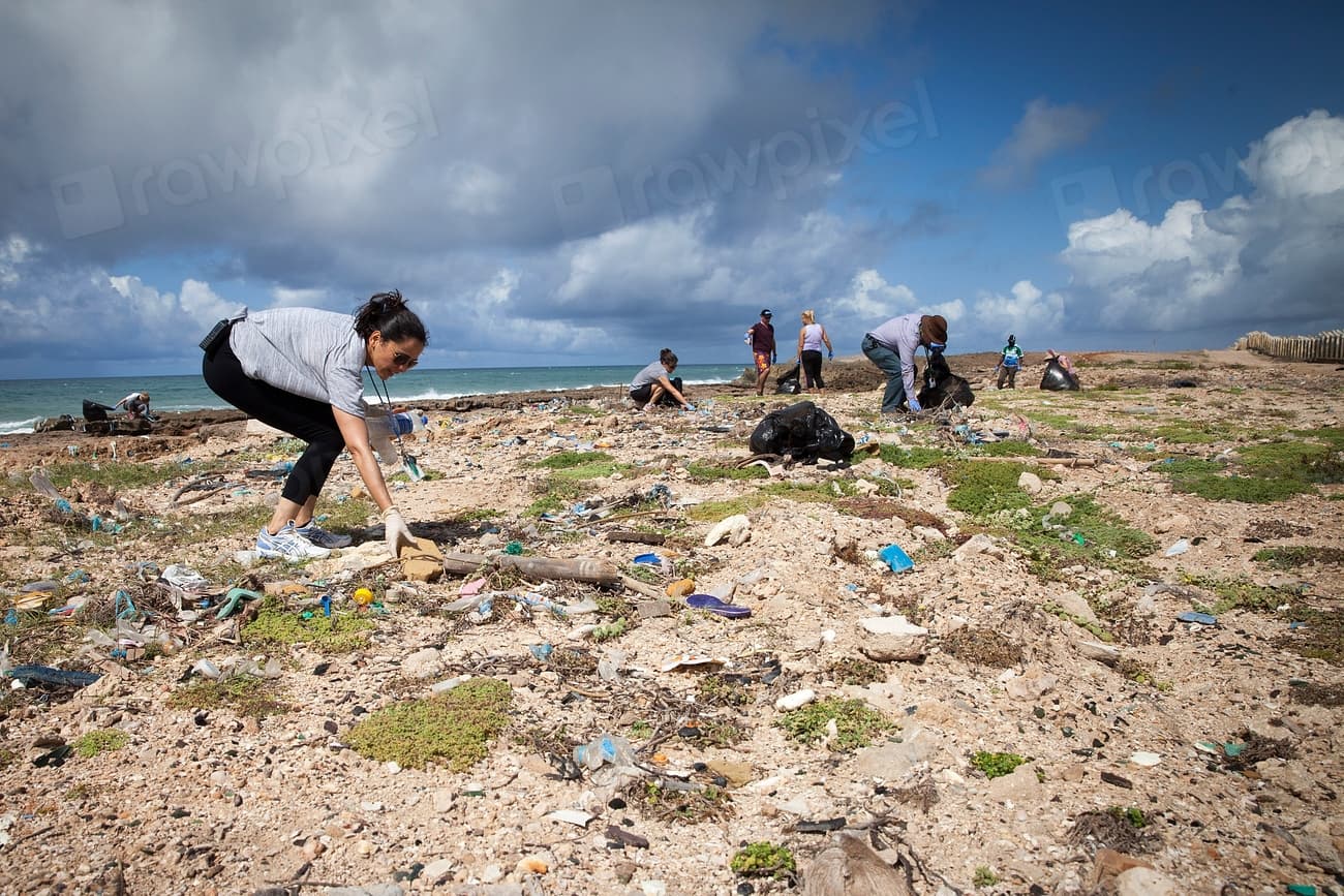 Collecte de déchets plastiques en Afrique, photo d’illustration